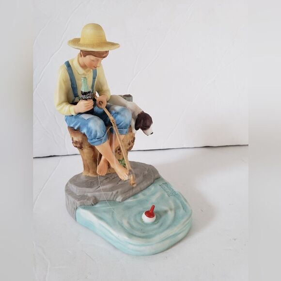 Coca-Cola Norman Rockwell "Gone Fishing" - Picture 2 of 11